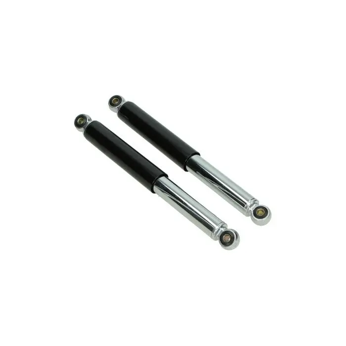ہرکیولز فائن 310 mm میٹ کروم/سیاہ سیکس شاک ایبزوربر سیٹ