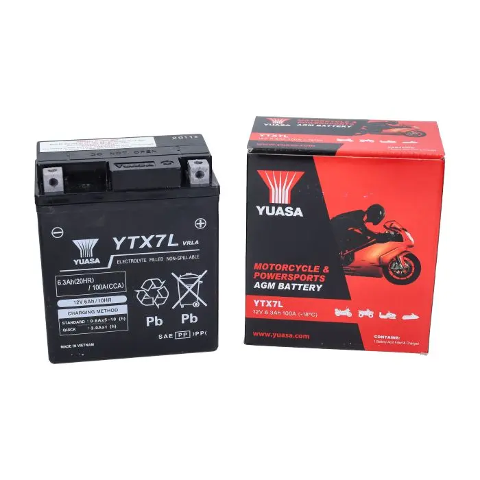 Yuasa YTX7L Batterie Gel Euro 4/5 Liberty iGET Sprint Zip 4T