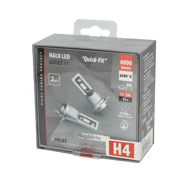 LED-Lampe 12V H4/HS1 Lampa 57807 (2 Stück)