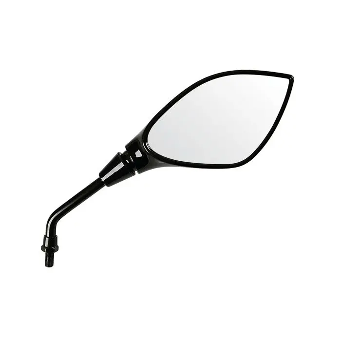Lampa یونیورسل الیکٹرانک ہومولوجیشن M10x1.25 تھریڈ شائن بلیک 90081 سائیڈ مررز کی جوڑی