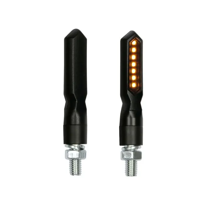 Blinkersatz Lampa gerichtet elektronische Zulassung durchbohrt 12V schwarz 90479