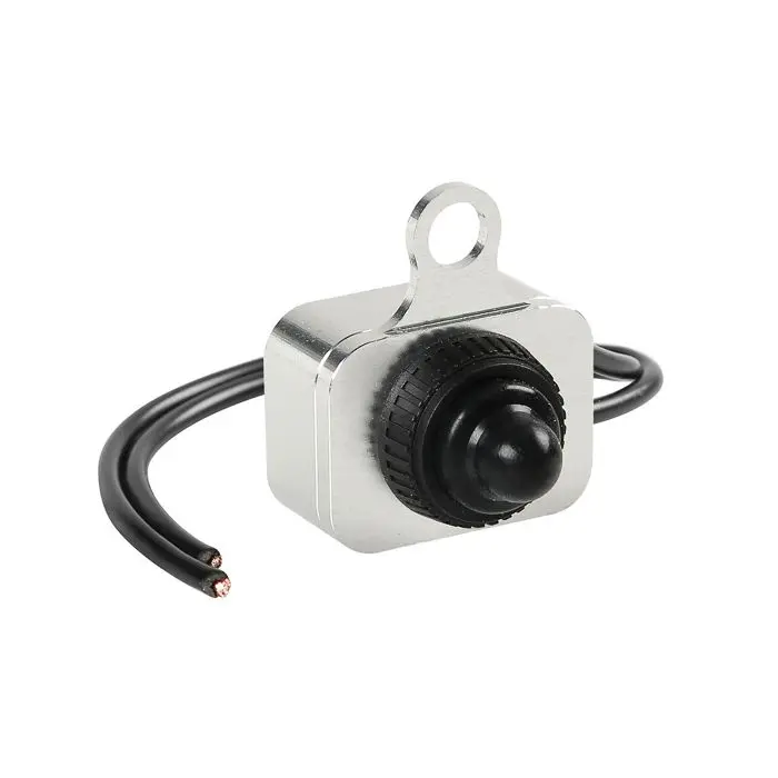 Spínač Lampa zap/vyp univerzální 12v 6A hliník 90464