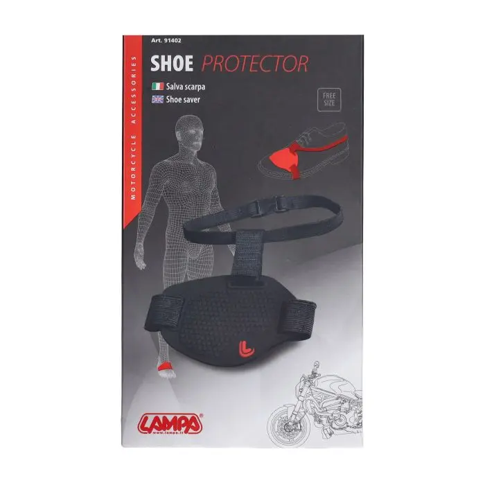 Housse de protection Lampa chaussure universelle pédale de commutation noir 91402