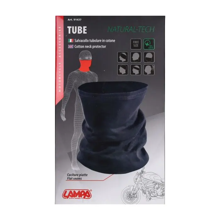 Tour de cou Lampa coton universel noir 91437