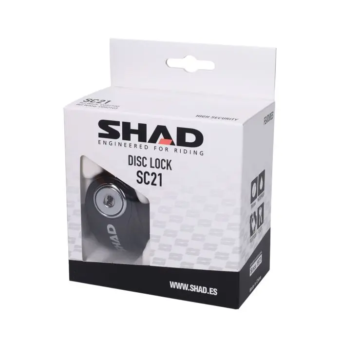 قفل قرص الفرامل Shad 6 مم أسود sc21 — المنظر 2