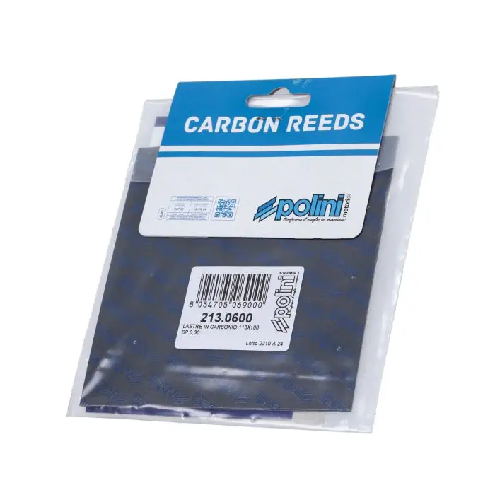 Lamellenpakket voor reedklep Polini 110x100x0,30mm blauw 2st 213.0600