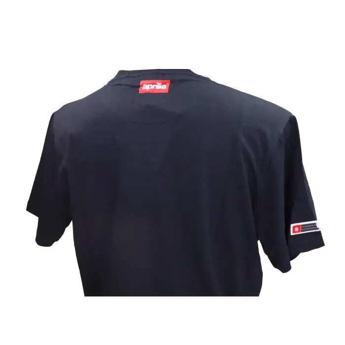 Original Aprilia Kurzarm-T-Shirt L schwarz 6076280m03b