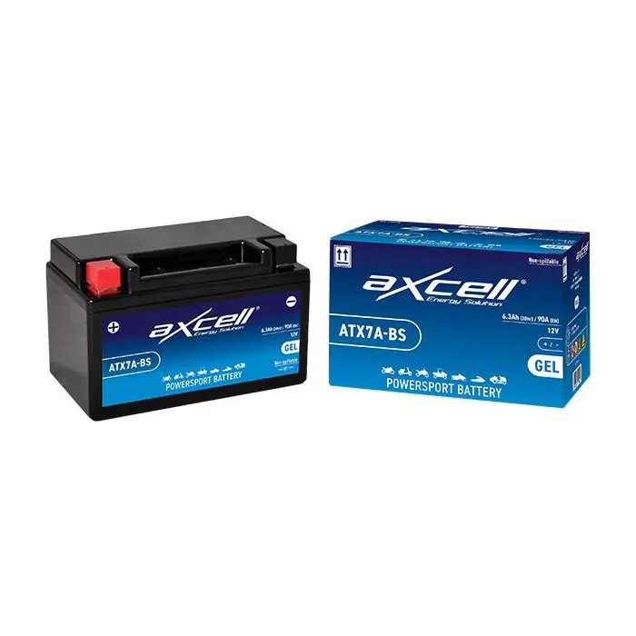 Batterie Axcell ATX7A-BS/YTX7A-BS konventionell