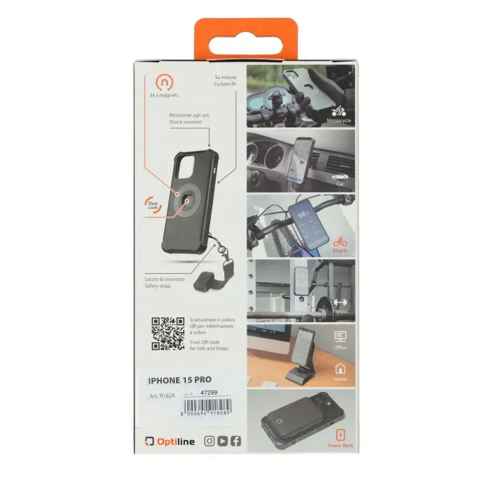 Lampa Magsafe Étui de téléphone Duolock pour iPhone 15 Pro 91828