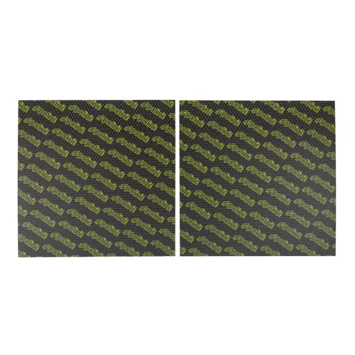 Jeu lamelle de clapets Polini carbone 110x100x0,25mm jaune 2pcs 213.0599