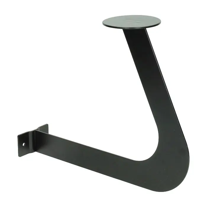 Wandhalterung für Helm Metall matt schwarz