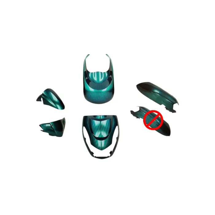 Verkleidungssatz DMP Euro-4 Chamäleon shine 5-teilig Kisbee 4T