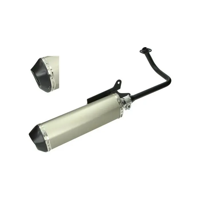 Silencieux Jamarcol ovale alu/noir