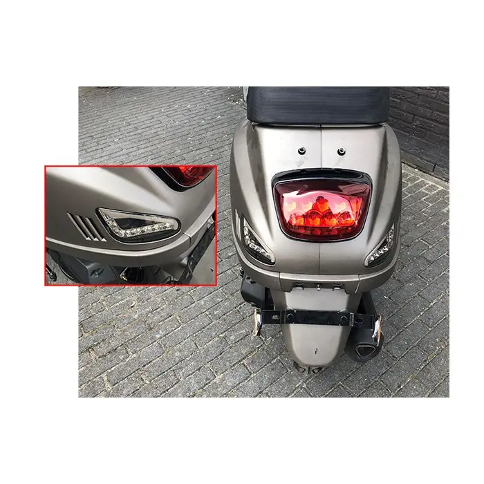 Jeu de clignotants DMP dirigé matrice E-approval tube fumée arrière Audi look Lx/Napoli, Gts Toscana, Riva, Vx50