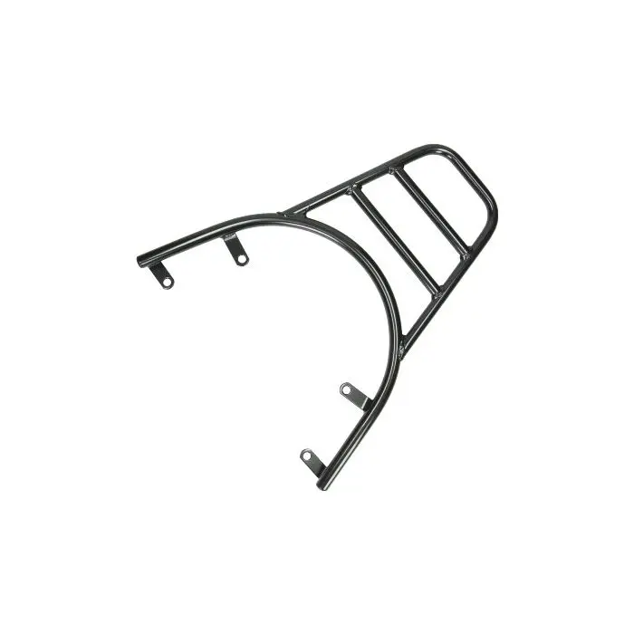 Suporte de bagagem Regia fixo modelo preto brilhante E2