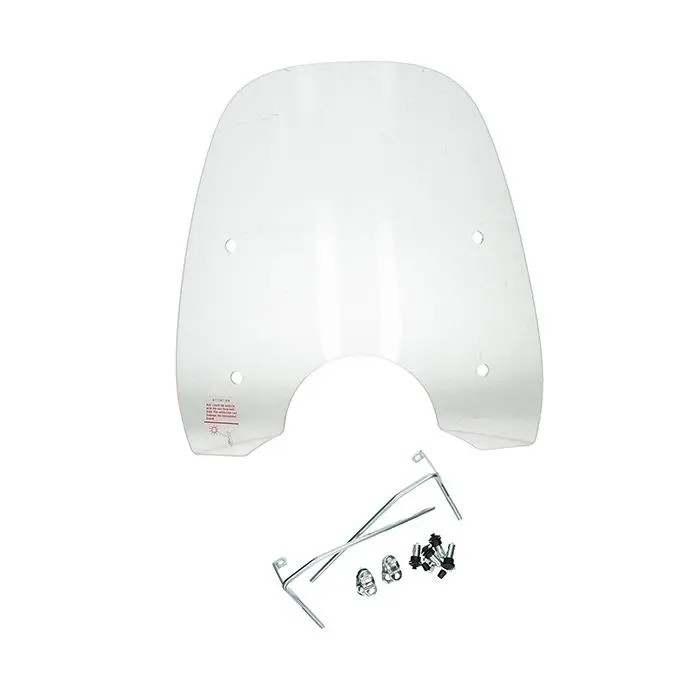 로우 마운팅 키트 포함 Razzo-Pisa 클리어 Turbho RS-50 윈드스크린