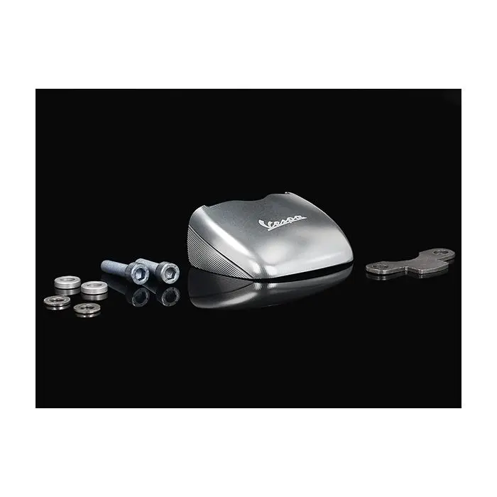 Originaler Piaggio Abdeckdeckel matt chrom GTS 1B004746
