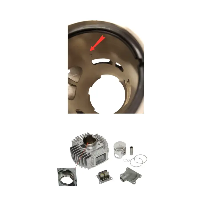 DMP製 シリンダー 80 cc 45 mm プッホ + メンブレン 組立済み