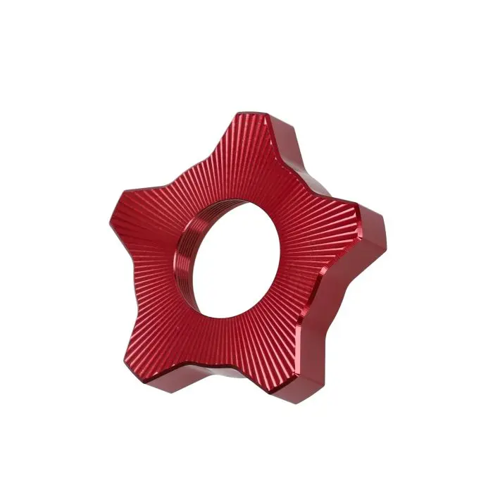 Fast Arrow Pro CNC Red Rear Wheel Hub Nut Cover Puch Maxi
