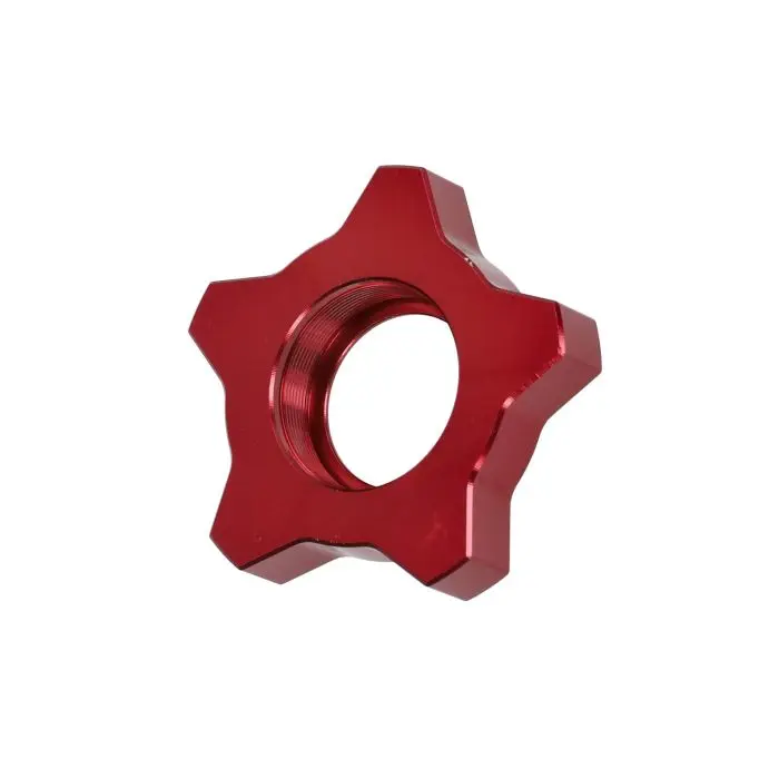 ファストアロー プロ CNC リアホイールハブナットカバー レッド プッヒ マキシ — 第2ビュー