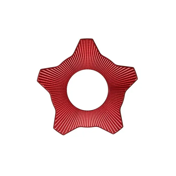 ファストアロー プロ CNC リアホイールハブナットカバー レッド プッヒ マキシ — 第3ビュー