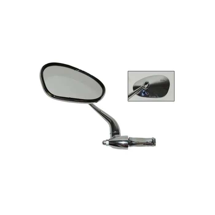 بم ہینڈل بار سپورٹ بائیں کروم ریئر ویو مرر زنڈاپ 913/3L — 3 ویو