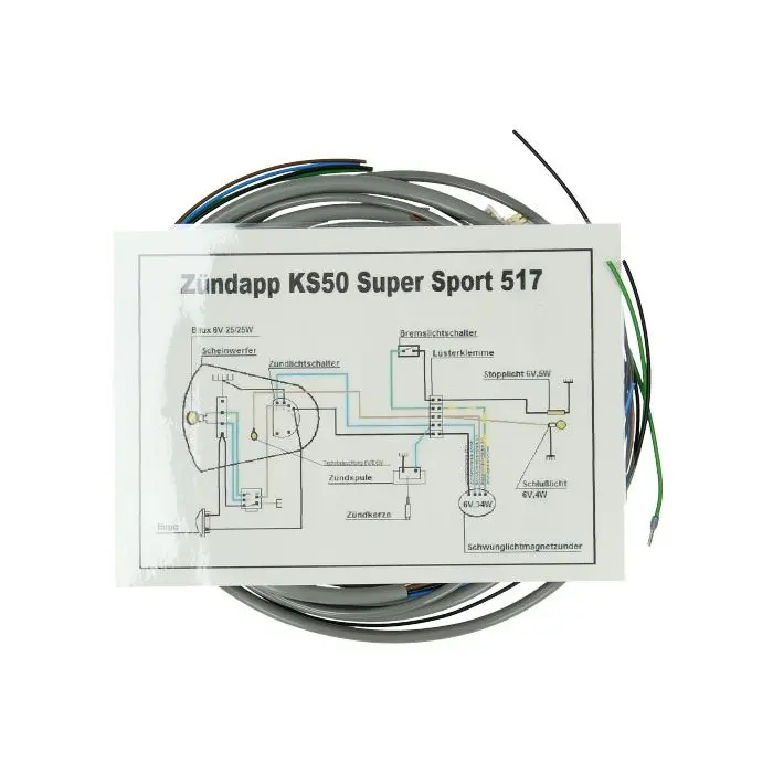 Kabelbaum supersport grau Zündapp 517