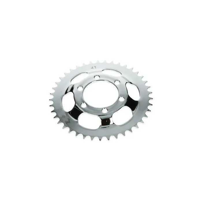 Couronne 41 dents 3/16 chrome Zundapp KS50
