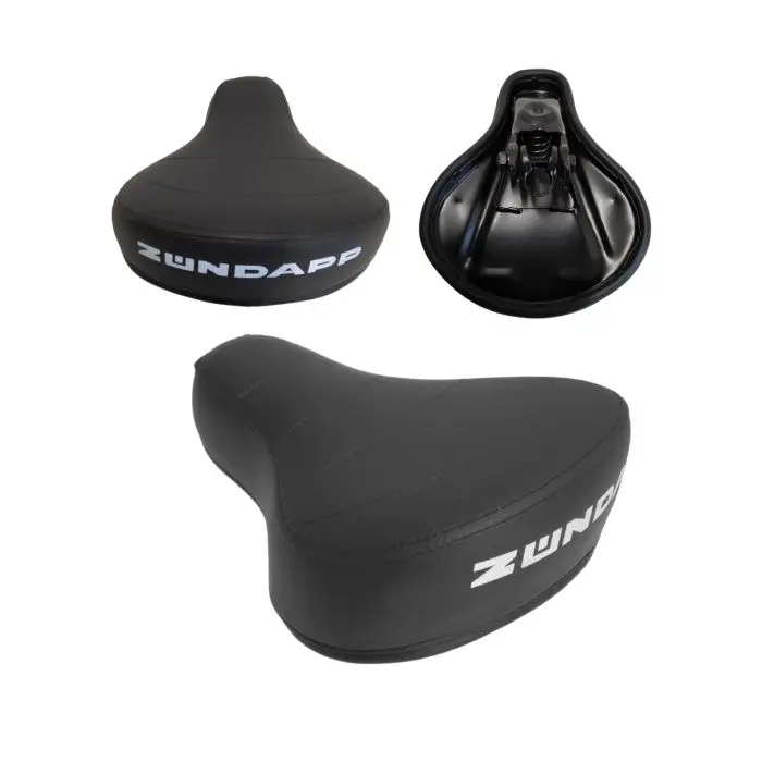 Selle avec impression noir Zundapp