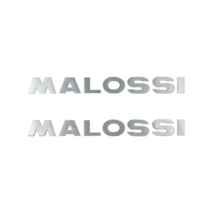 Malossi 모토 스티커 [malossi] 3D [mot malossi] 21cm 실버 2pcs 3313735.s0