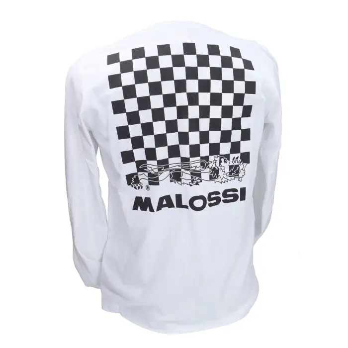 Malossi 화이트 롱 슬리브 티셔츠 L — 3번째 뷰