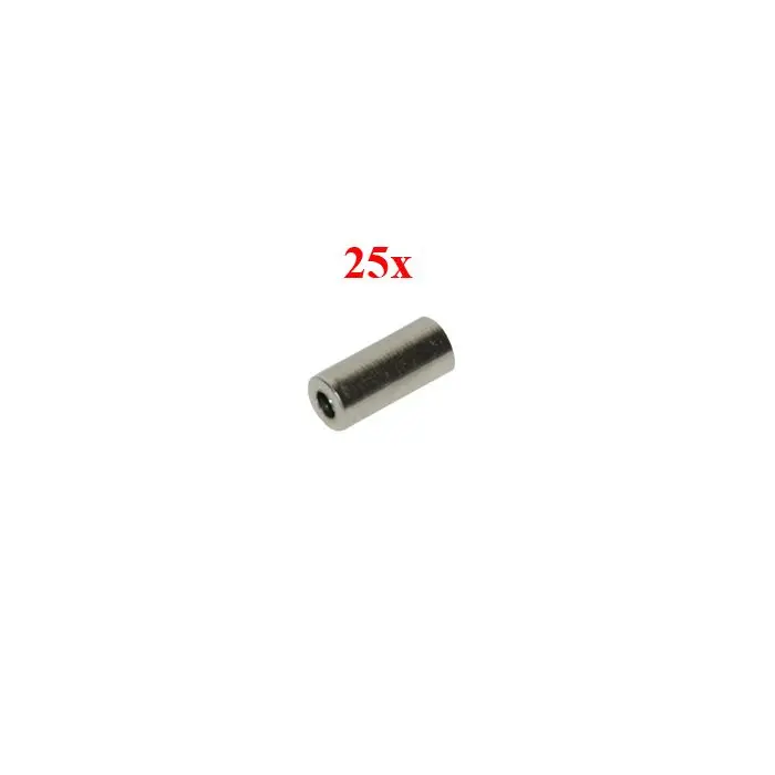 Butée / arret / embout gaine 4,5 mm 25pcs