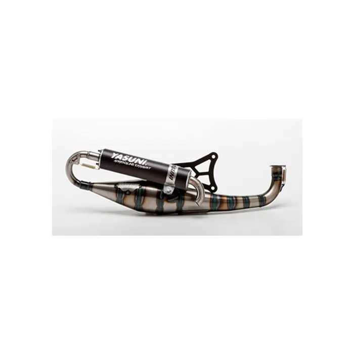 Silencieux Yasuni Carrera C21 clair/noir Minarelli horizontale TUB910B