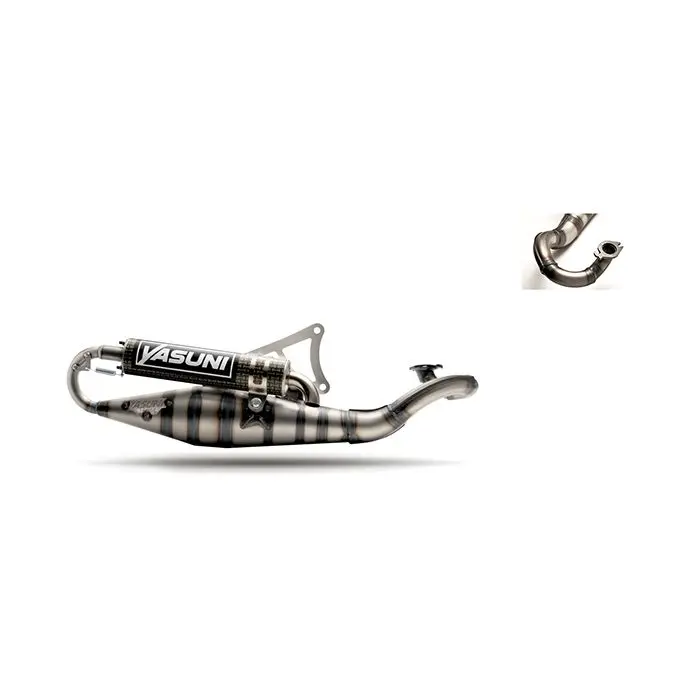 Schalldämpfer Yasuni E-Genehmigung carrera 10 weiß/kevlar minarelli hor tub317