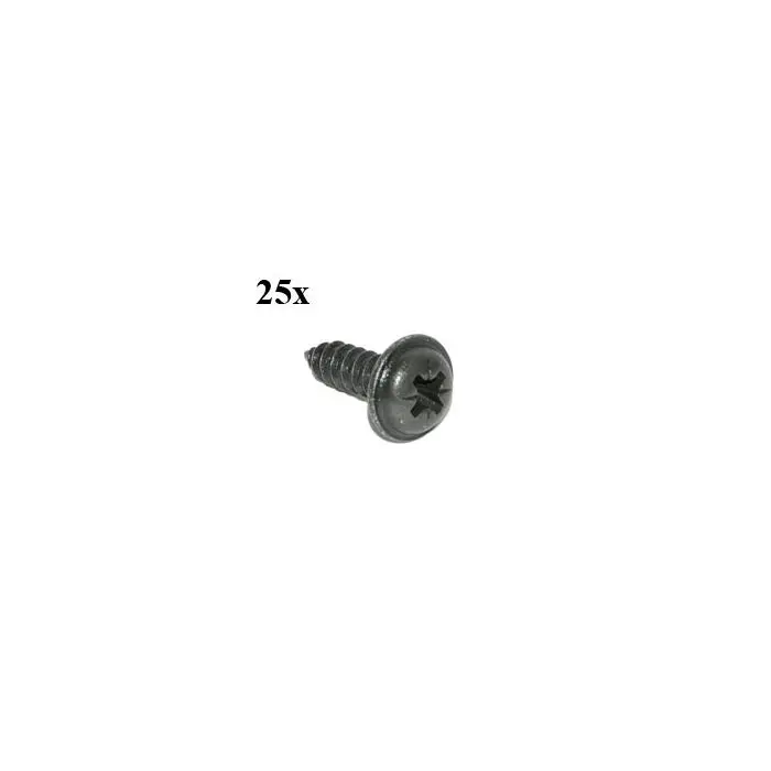 Verdeckungsschraube Beschichtung 5,5x13mm schwarz 25 Stück