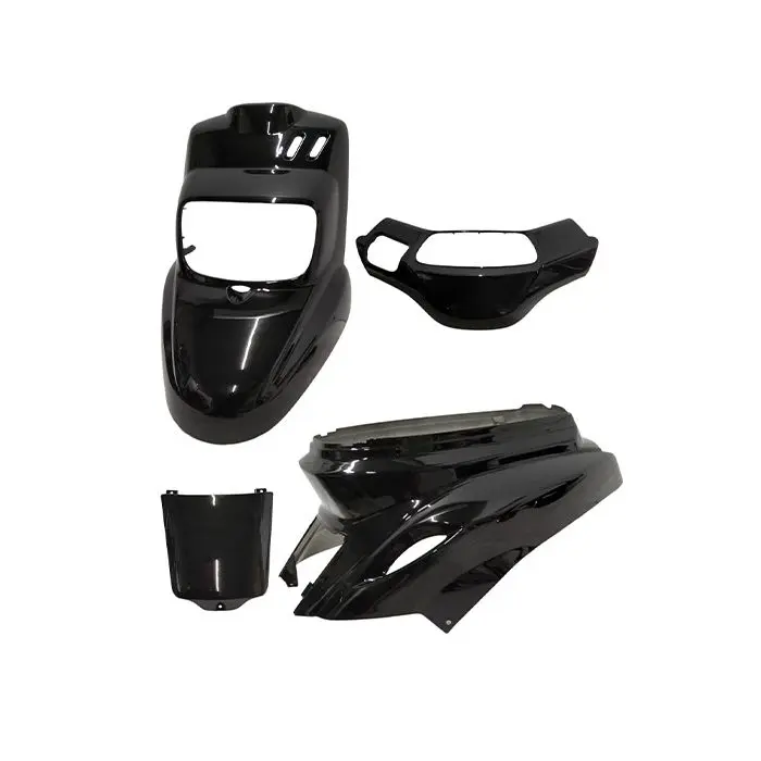 Verkleidungssatz 2004 hochglanz schwarz 4-teilig mbk booster, bw