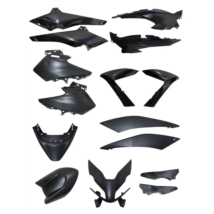 Kit tôle Yamaha T-Max 560 2022-2024 negru mat 15 piese