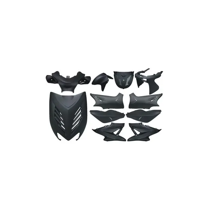 Carénage DMP noir mat 11 pièces aérox