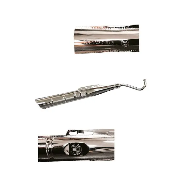 Silencieux échappement 22 mm chrome Puch Maxi