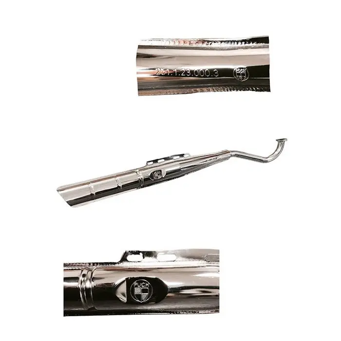 28 mm Chrome Silencer Puch Maxi — view 3