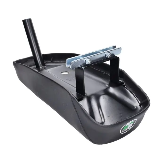Selle longue Puch Maxi avec logo brodé noir