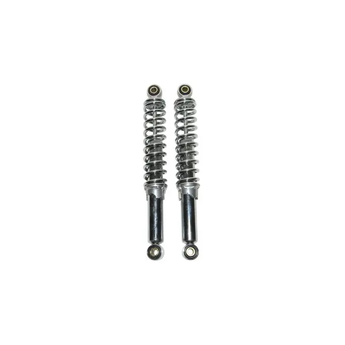 Jeu d'amortisseurs DMP 300mm chrome pour Puch Maxi, Tomos, Camino, Città