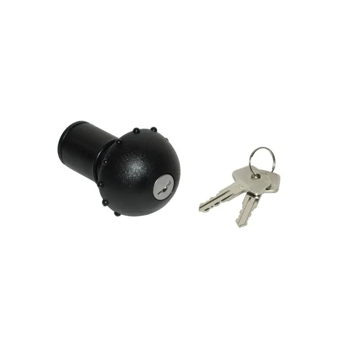 Bouchon d'essence DMP avec verrou modèle Tappo noir pour Puch Maxi, Sport'r, Tomos