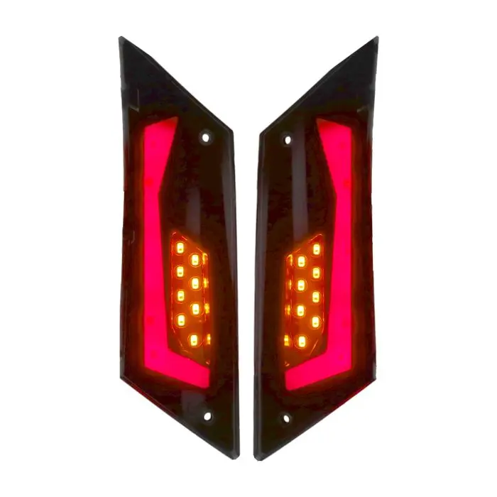 DMP sport tube style directional indicators red rear smoked Zip2000
