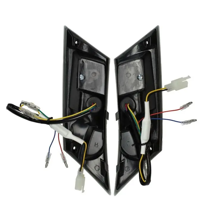 DMP ٹیوب اسپورٹ ریڈ ریئر سموکڈ Zip2000 انڈیکیٹرز سیٹ — 2 ویو