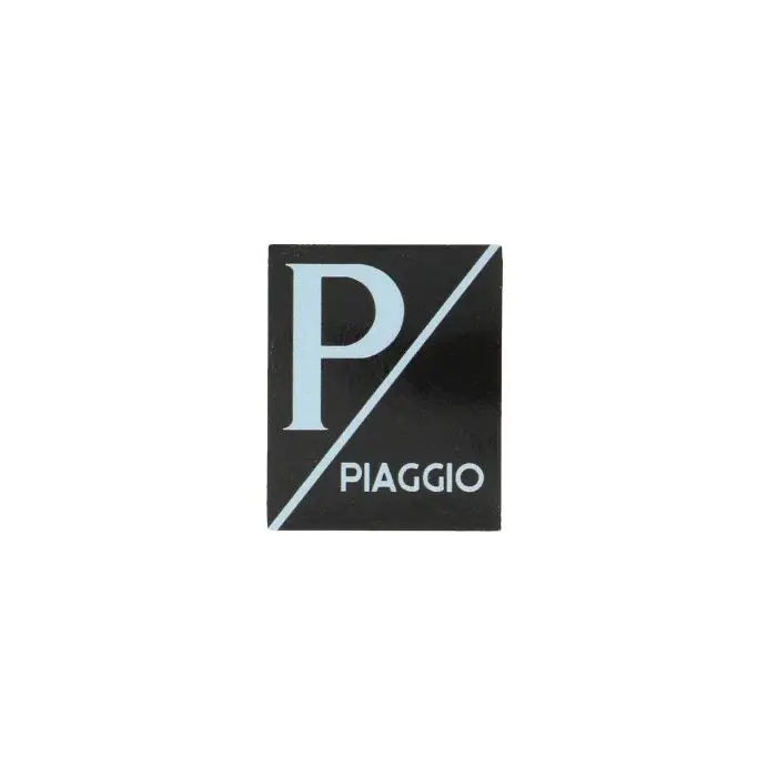 LX Piaggio Primavera Sprint 전면 윈드스크린 로고 스티커 블랙/블랙