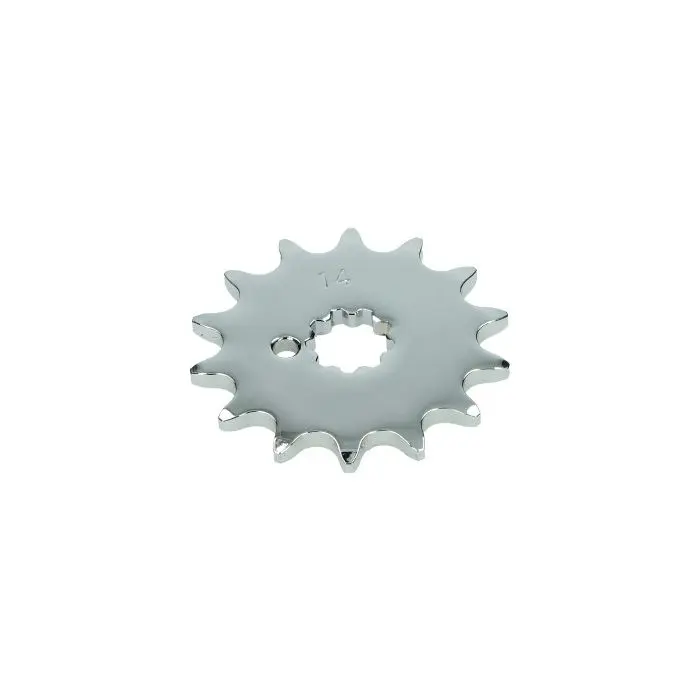 Pignon sortie de boîte DMP 14 dents chrome Puch Maxi