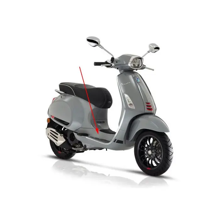 피아지오(Piaggio) 오리지널 나르도 그레이 루치도 발판 715/C 스프린트 4t (유로4) 67361200ht