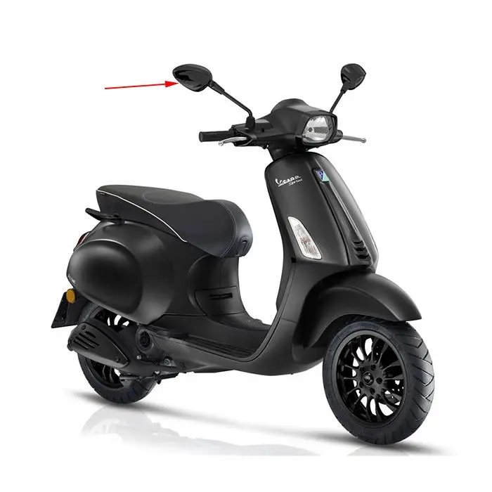 Piaggio 오리지널 우측 검정색 사이드 미러 Sprint, Sprint 4T (Euro 4) cm262014