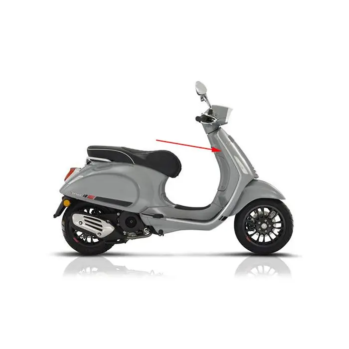 واقي الساقين الأصلي من Piaggio لـ NARDO رمادي لامع 715/C sprint 4t (euro4) 1b003620000ht